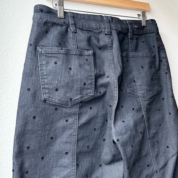 Pilcro and The Letterpress High Rise Wide Leg Polka Dot Jeans Sz 30 - Picture 10 of 15